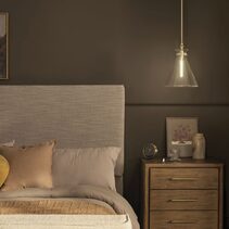 Laria Cone Small Pendant Champagne Bronze / Clear