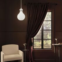 Laria Pear Small Pendant Polished Nickel / Opal