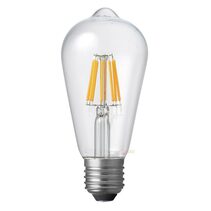 Filament ST64 12V DC LED 6W E27 Dimmable / Extra Warm White - F627-ST64-C-22K-12V
