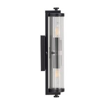 Rockford 2 Light Wall Light Matt Black - LOI1001589