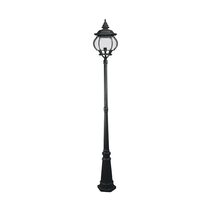 Flinders Large Standard Outdoor Garden Post Light Antique Black - LOI1001685
