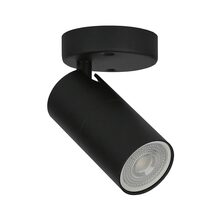 Lengan Interior Single Head Adjustable Round Base Spot Lights Black - LENGAN1B