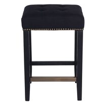 Canyon Black Kitchen Stool Black Cotton - 33337