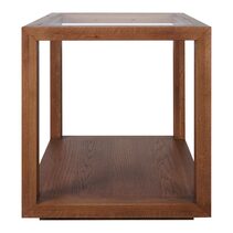 Sadie Square Side Table Large Walnut - 33313