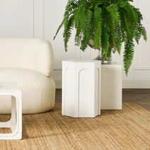 Corinth Side Table White - 33342