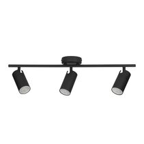 Lengan Interior Three Heads Adjustable Round Base Spot Lights Black - LENGAN3B