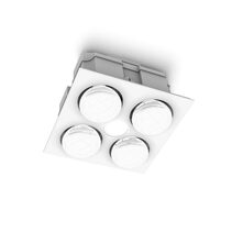 Nimbus 3 in 1 Four Bathroom Heater - NIMBUS/4LT/WH