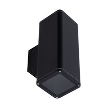 PIPER-PRO-2-SQR Exterior LED Wall Light Black / Tri-Colour - 49306