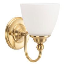 Nova 1 Light Wall Bracket Satin Brass - LOI1001586