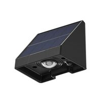 Stealth 1 Light LED Solar Step Light Black - SLDSL010/BLK-WW