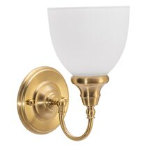 Benson 1 Light Wall Bracket Satin Brass - LOI1001582