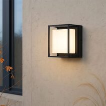 Clyro Frame CCT LED Outdoor Wall Light Black - LLOL021