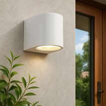 Olaris Outdoor LED Wall Light White - LLOL017W