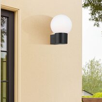 Gorem Exterior Wall Bracket Black / Opal Matt - GOREM EX-BKOM
