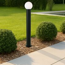 Gorem Bollard Black / Opal Matt - GOREM EX.P-BKOM