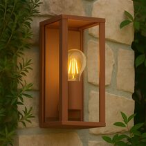 Zyra 1lt Outdoor Wall Light Rusty - LLOL007R