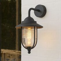 Elvo Outdoor Wall Light Charcoal - LLOL011GR