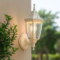 Sylva Up Outdoor Wall Light Beige - LLOL029BE