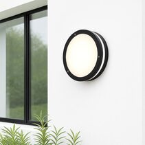 Omira CCT LED Outdoor Bunker Light Small Black - LLOL036S