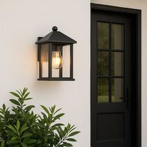 Thano Outdoor Wall Light Black - LLOL015