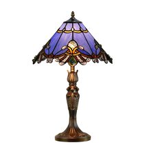 Benita Tiffany Periwinkle Table Lamp - TL-141072P-N032