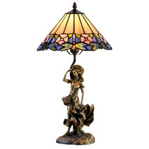 Delia Tiffany Figurine Table Lamp - TL-1272-1379