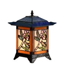 Lantern Dragonfly Tiffany Table Lamp - TH-112207