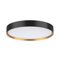 Decord 24W LED Dimmable Oyster Black / Gold / Tri-Colour - SL2112/30TC/BK/GD
