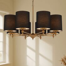 Argos 8 Light Pendant Black - ARGOS PE8-AGBK