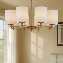 Argos 8 Light Pendant Ivory - ARGOS PE8-AGIV