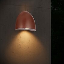 Jora Exterior Step Wall Light Corten - JORA EX3-RST324