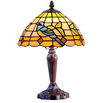 Aya Bluebird Tiffany Table Lamp Small - TL-102347-327S