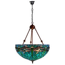 Sylvia Dragonfly Tiffany Pendant - TL-20595A-20CL