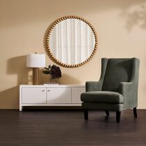 Gable Arm Chair Winter Moss Chenille - 33496