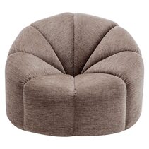 Avalon Swivel Occasional Chair Mink Chenille - 33501