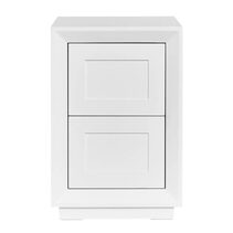 Balmain Bedside Table Petite White - 33553