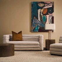 Colorado 2 Seater Sofa Natural Linen - 33554