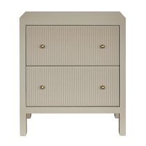 Ariana Bedside Table Large Beige - 33572