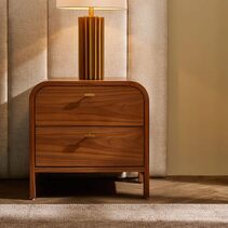 Chisholm Bedside Table Walnut - 33813