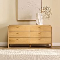 Chisholm 6 Drawer Chest Natural Oak - 33814