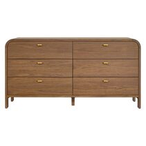 Chisholm 6 Drawer Chest Walnut - 33815