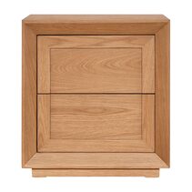 Balmain Tall Bedside Table Natural Oak - 33816