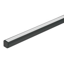 MICRO-SM - LP-0809-SM Surface Mounted LED Mounting Profile 1M Length Black - 21941