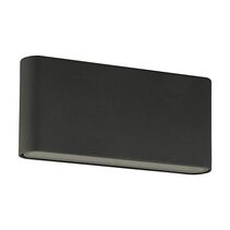 Lynx Medium 240V 7W Down Wall Light Black / Tri-Colour - 10562