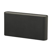 Lynx Medium 240V 10W Up & Down Wall Light Black / Tri-Colour - 10565