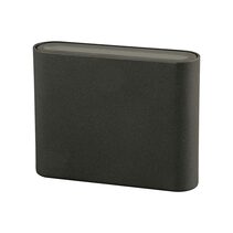 Lynx Small 12V / 24V DC 6W Up & Down Wall Light Black / Tri-Colour - 10559