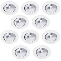 Focus.8 8W Dimmable LED Gimble 10 Pack Downlight White / Tri-Colour - OL83210