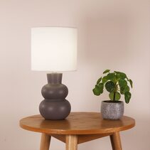 Holla Ceramic Table Lamp Grey - OL90163GY