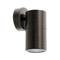Shadow 6W Fixed LED Wall Pillar Light Bronze / Tri-Colour - 49031