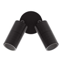 Shadow 2 x 6W LED Double Adjustable Wall Light Bronze / Tri-Colour - 49062